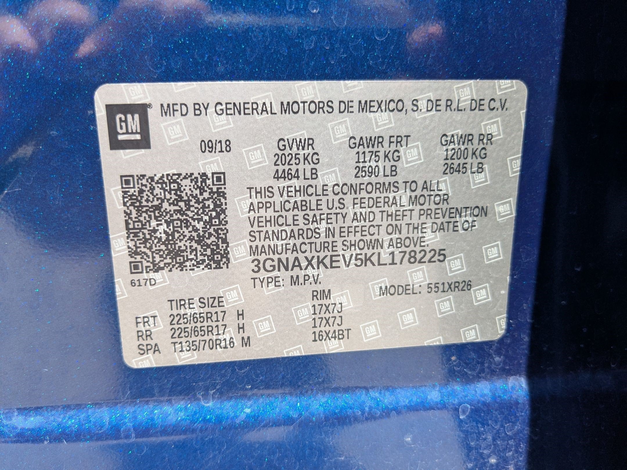 2019 Chevrolet Equinox LT
