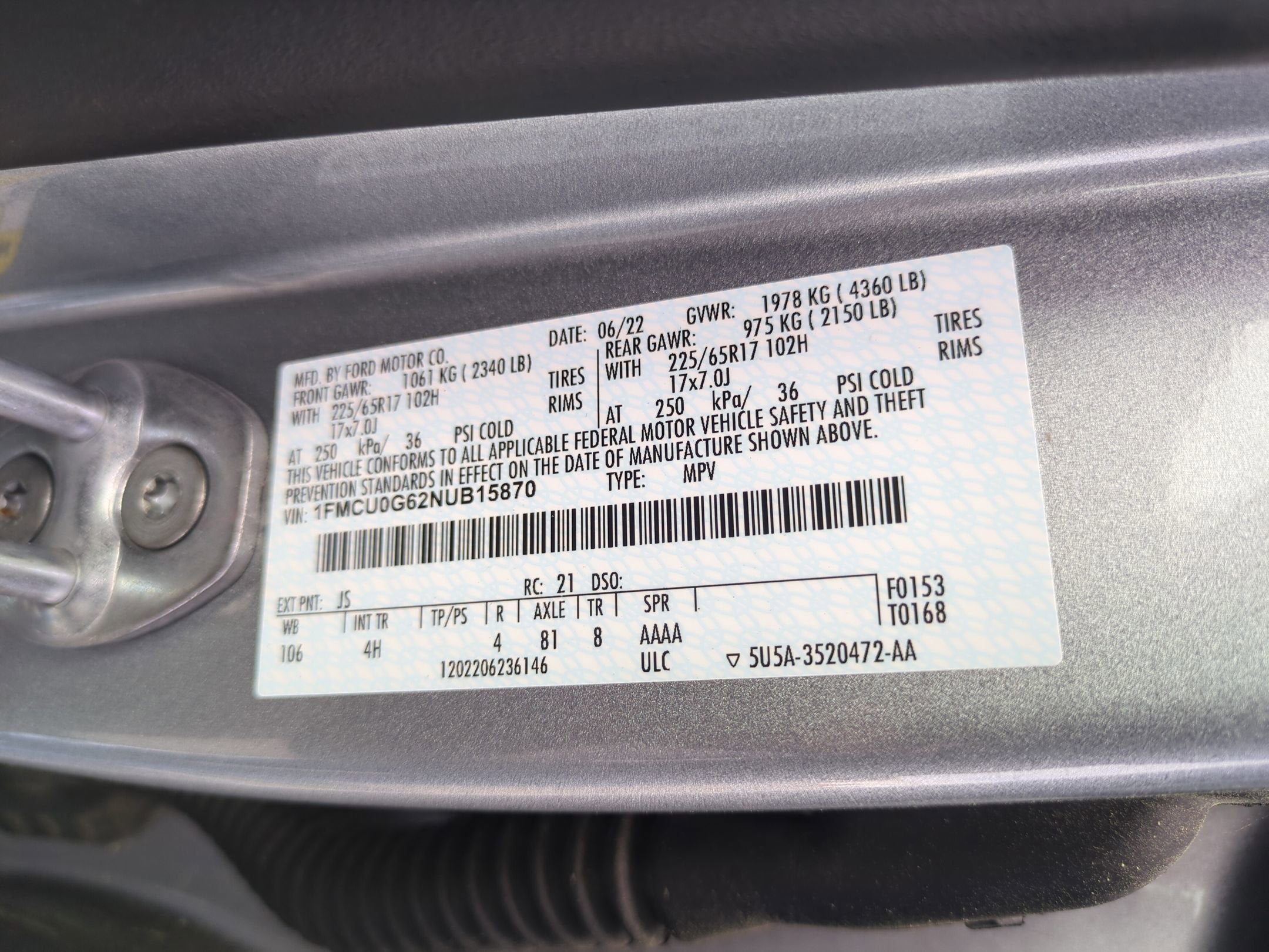 2022 Ford Escape SE