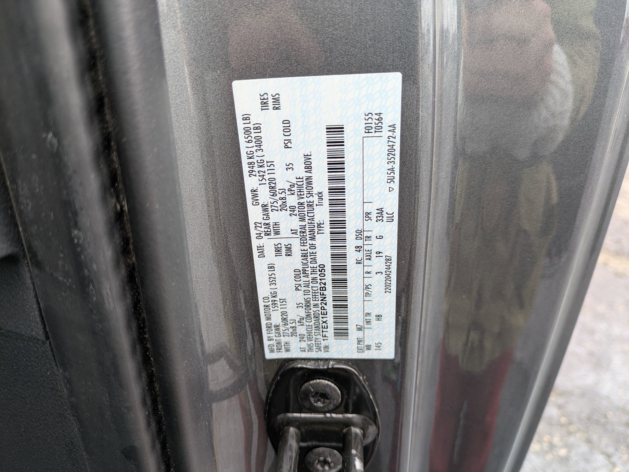 2022 Ford F-150 LARIAT