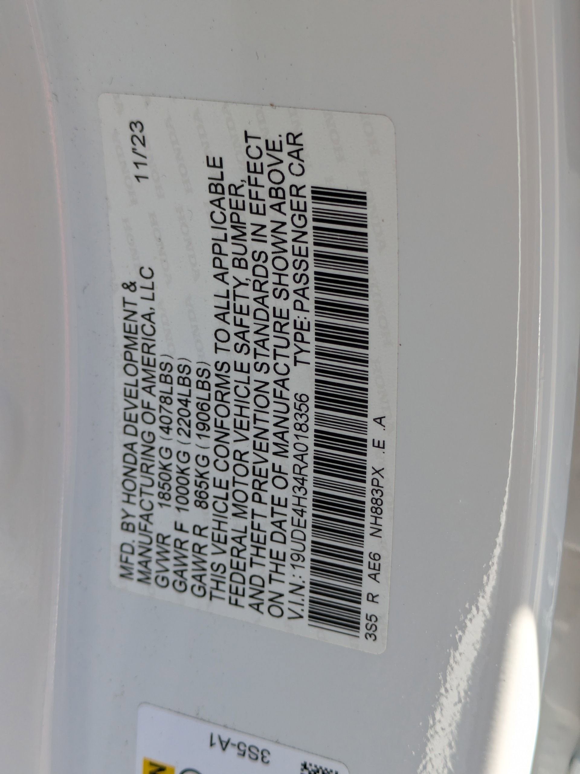 2024 Acura Integra w/A-Spec Package