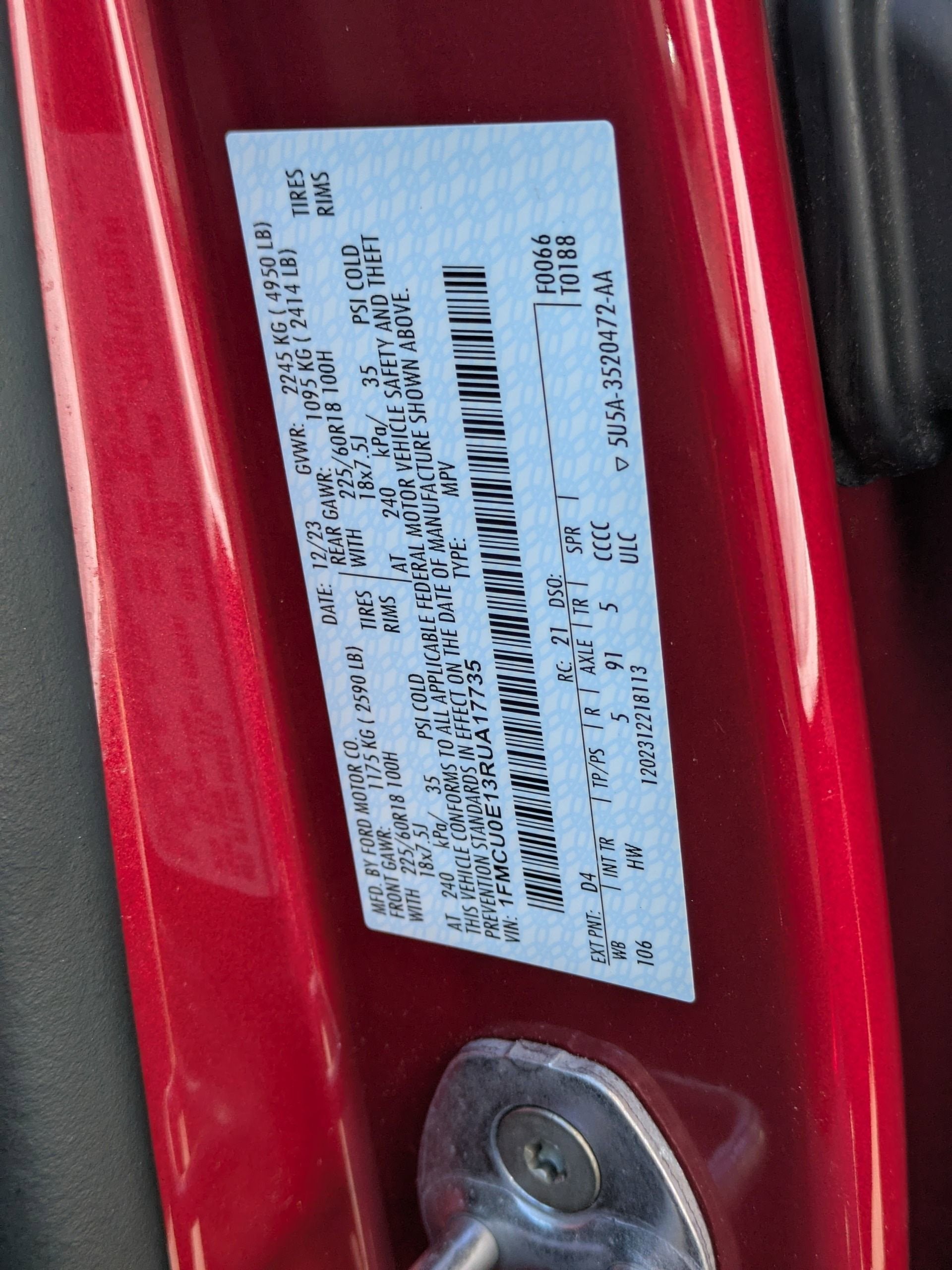 2024 Ford Escape PHEV