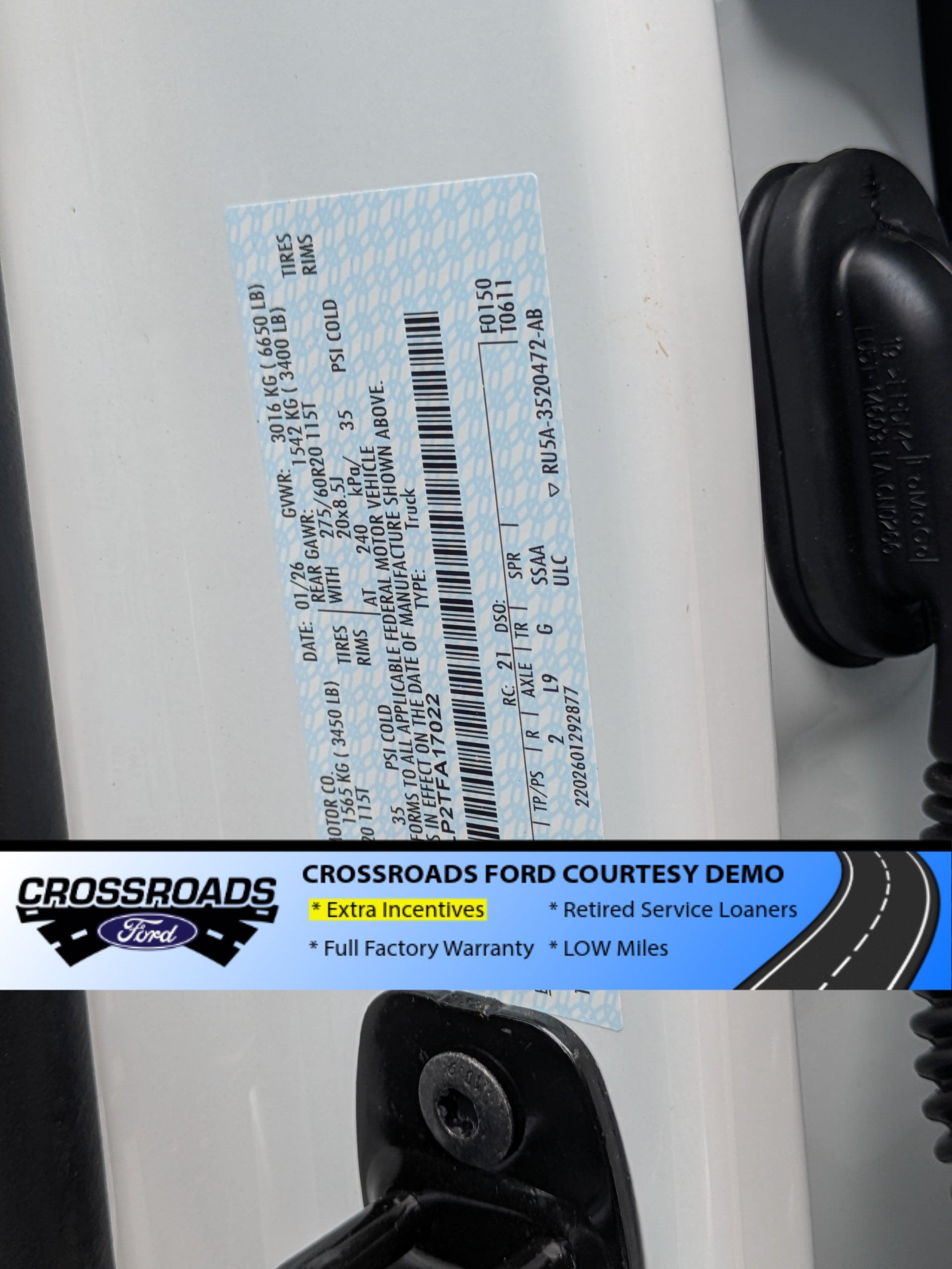 2026 Ford F-150 STX - Crossroads Courtesy Demo