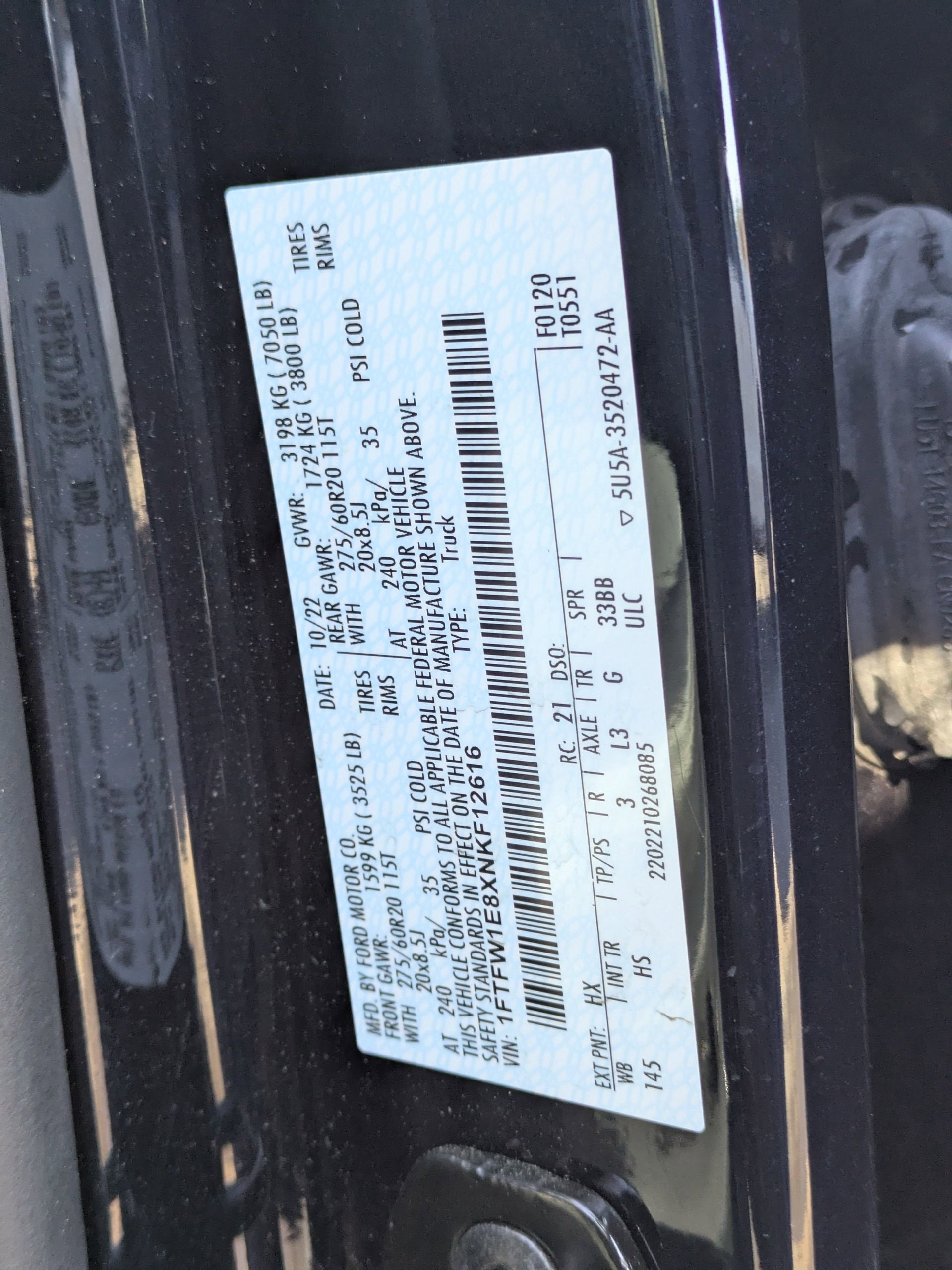 2022 Ford F-150 LARIAT