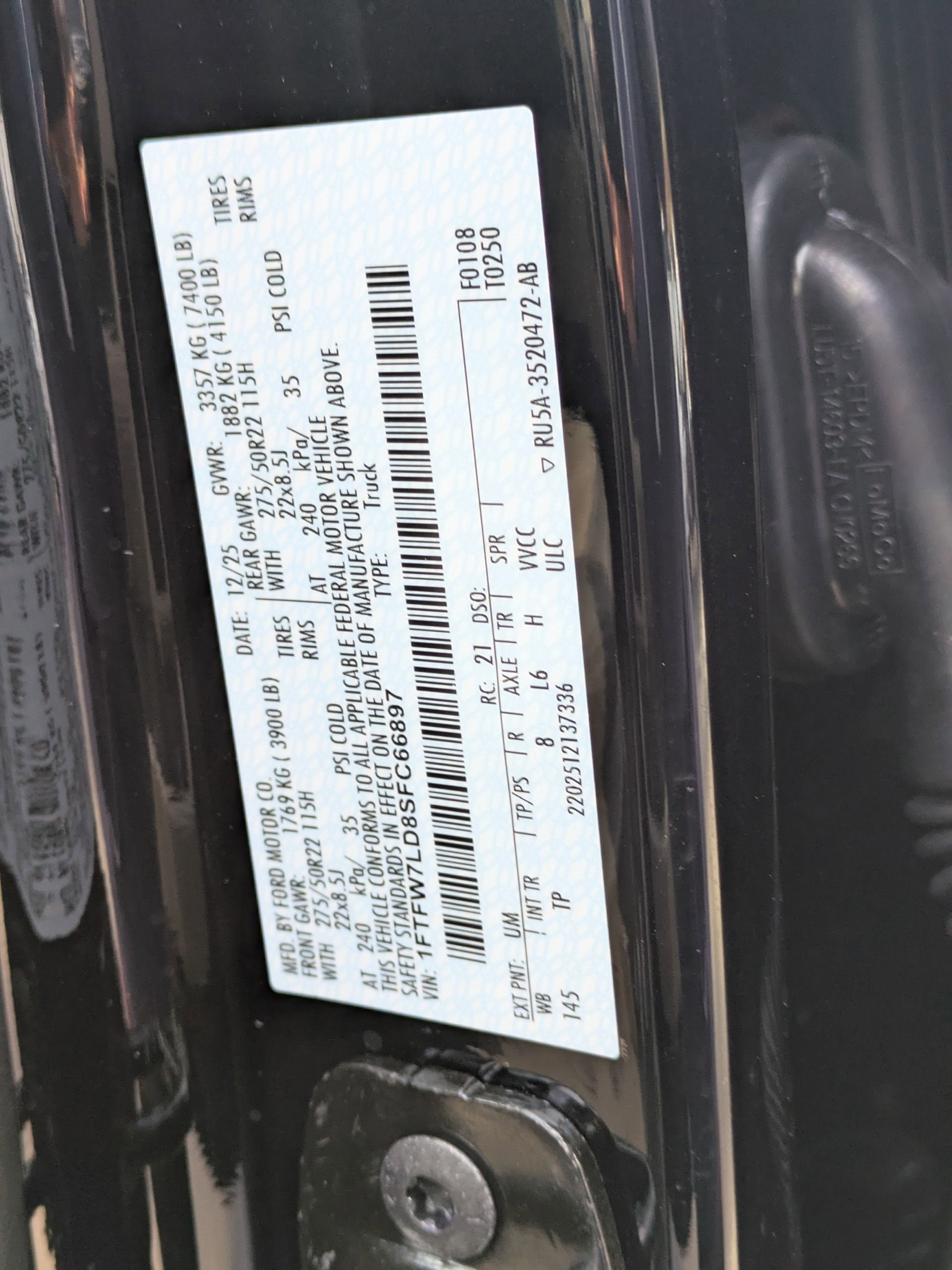 2025 Ford F-150 Platinum