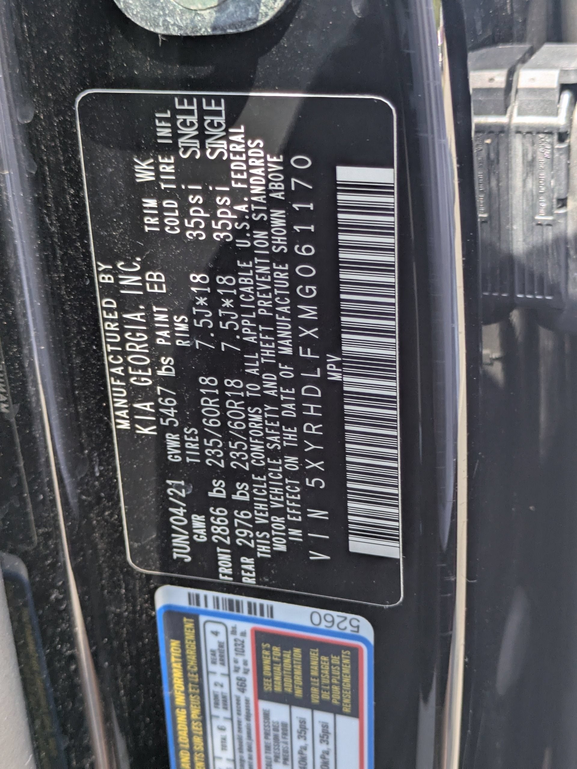 2021 Kia Sorento EX