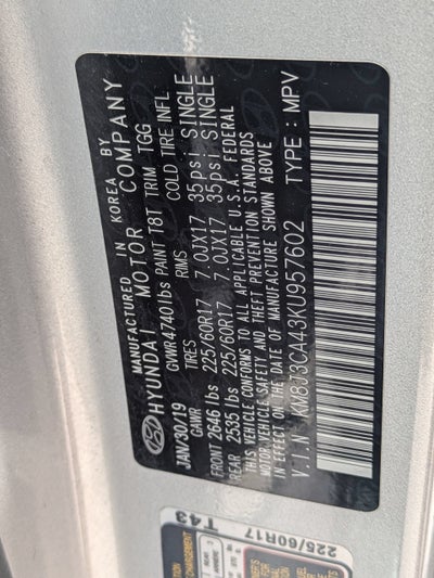 2019 Hyundai Tucson Value
