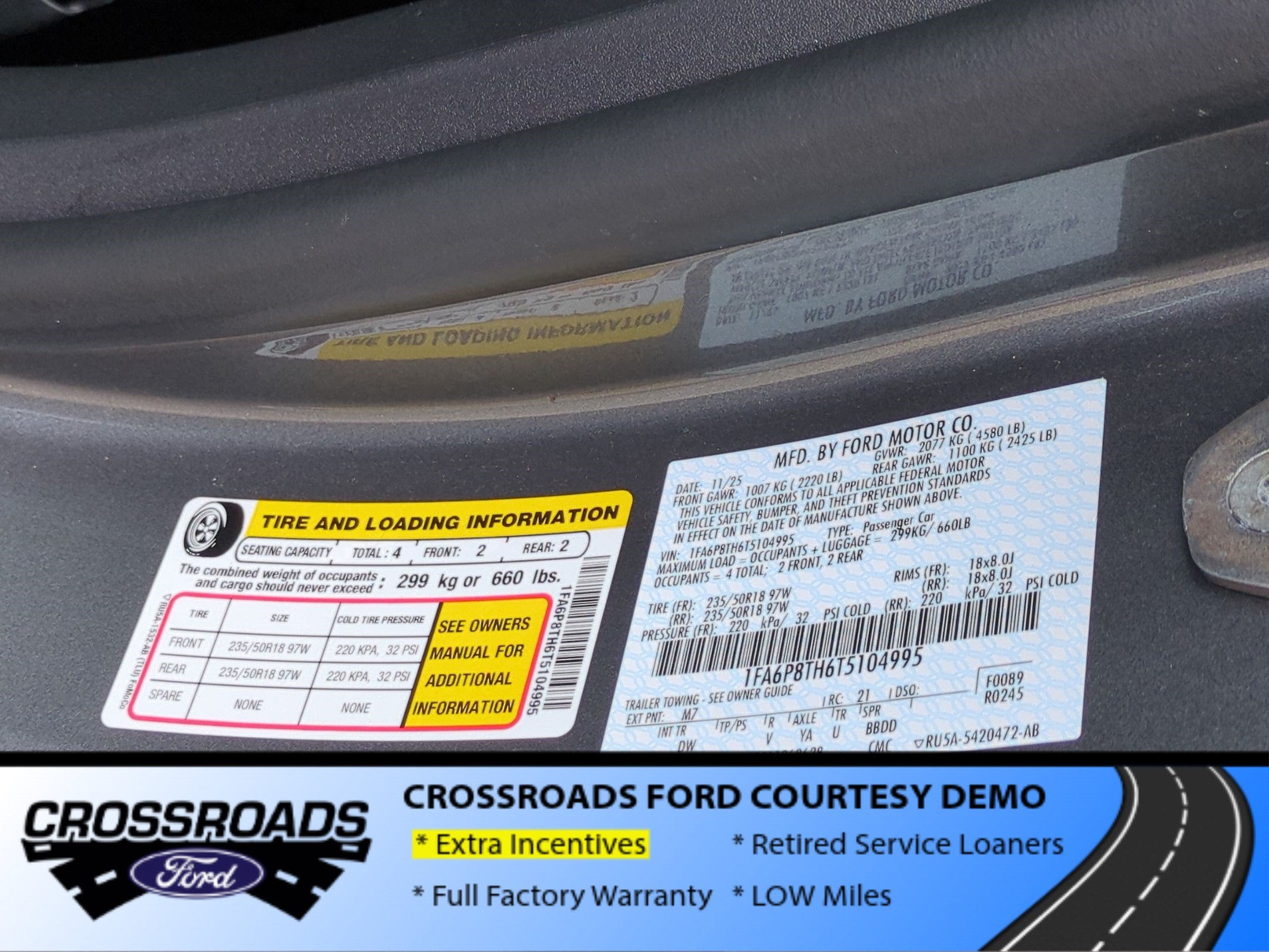2026 Ford Mustang EcoBoost - Crossroads Courtesy Demo