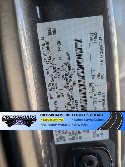 2026 Ford F-150 XLT - Crossroads Courtesy Demo