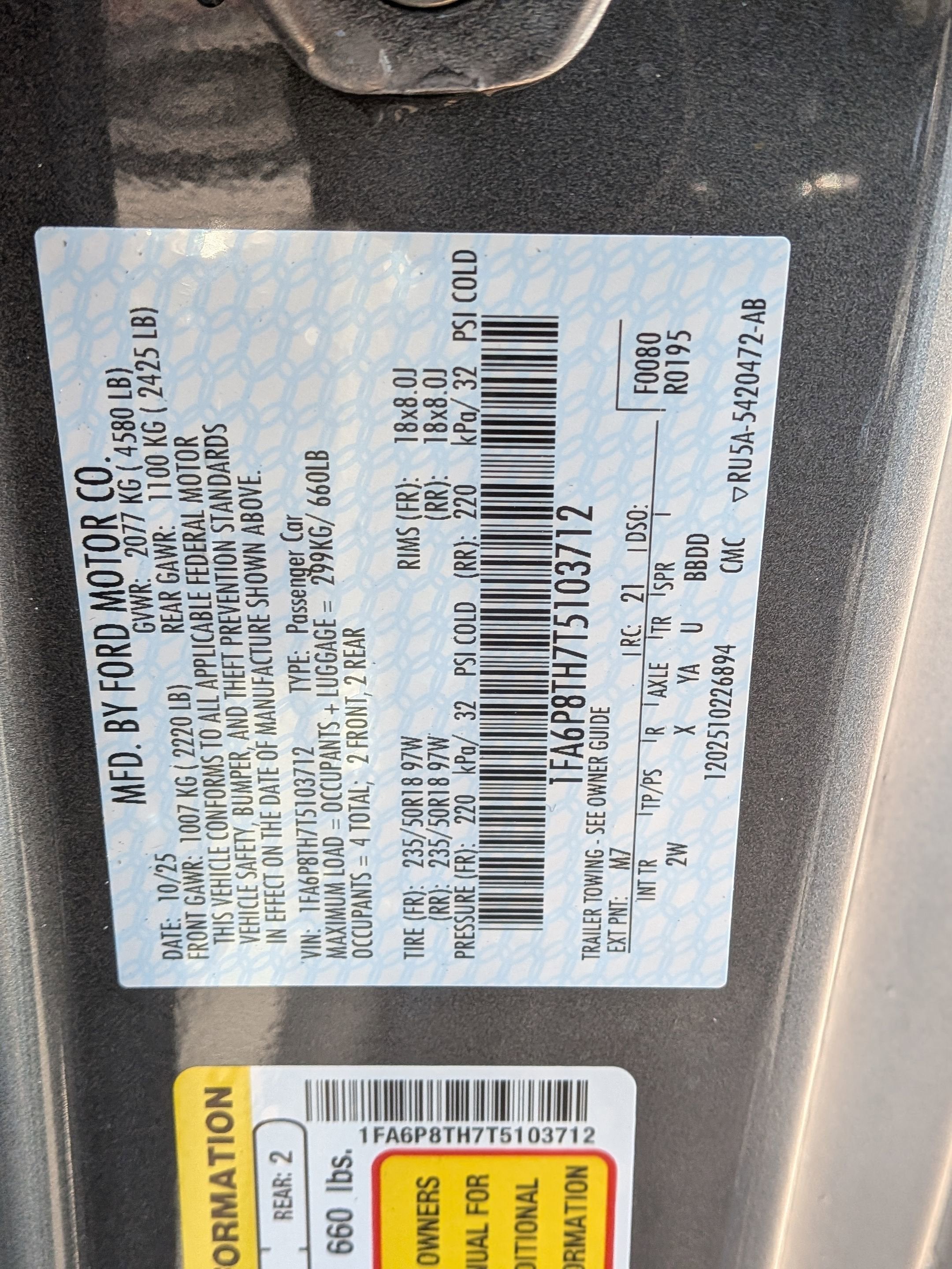 2026 Ford Mustang EcoBoost