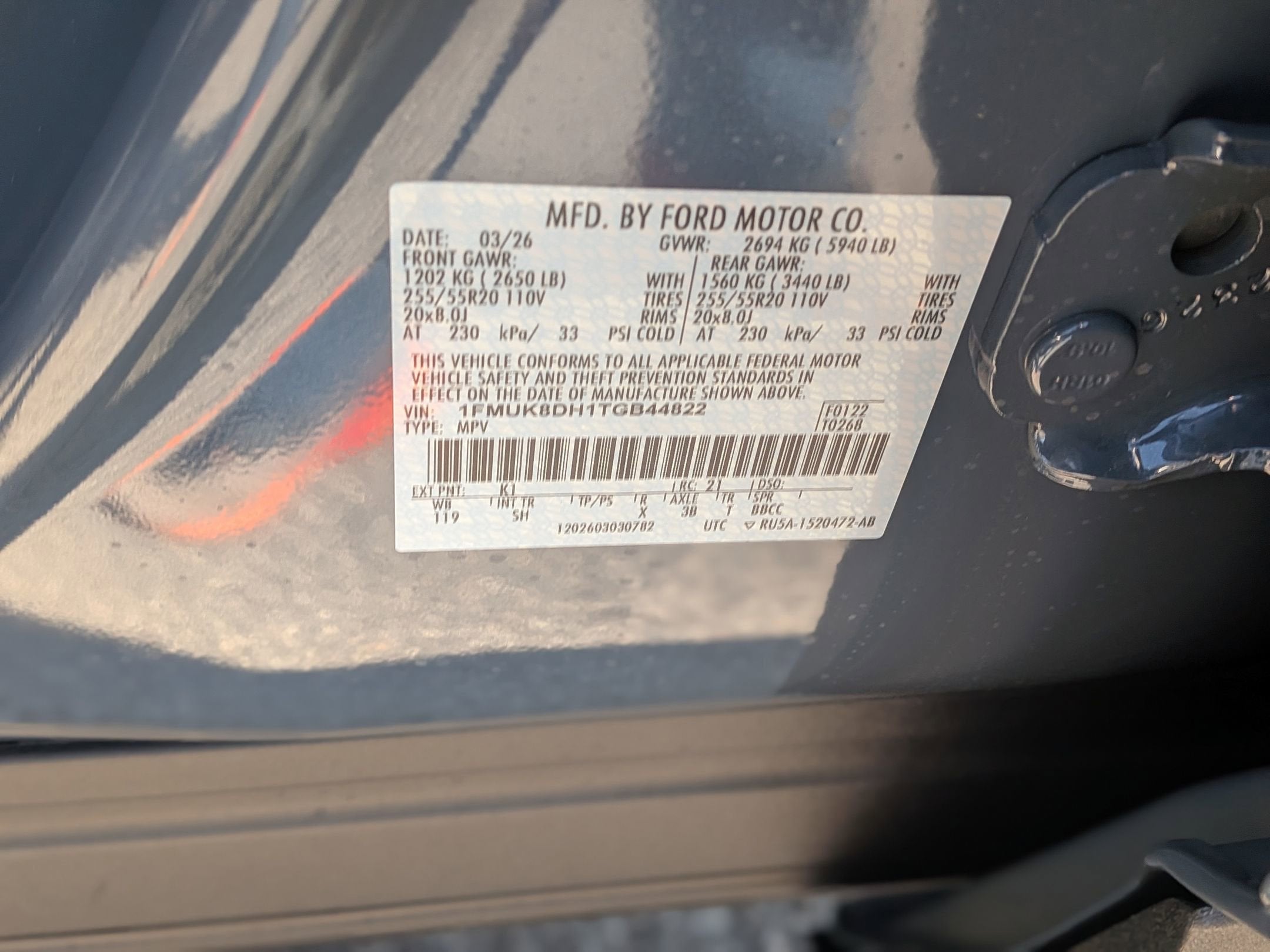 2026 Ford Explorer Active w/200A Pkg