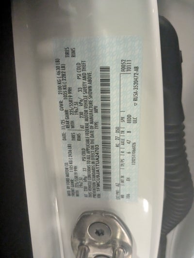 2026 Ford Escape Platinum