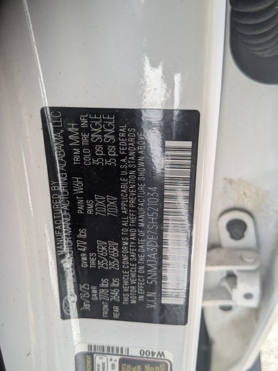 2025 Hyundai Tucson SE