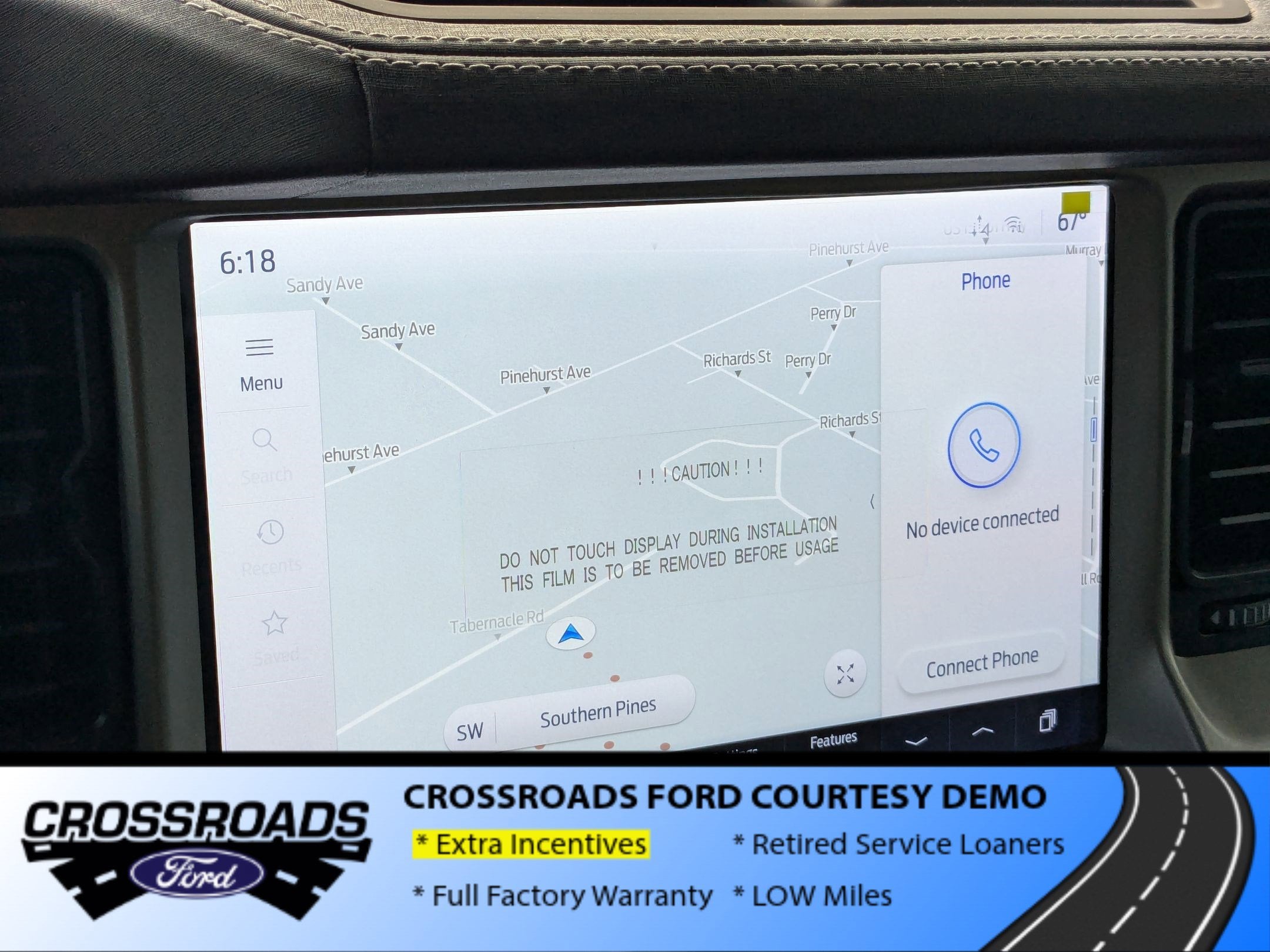 2025 Ford Bronco Outer Banks - Crossroads Courtesy Demo