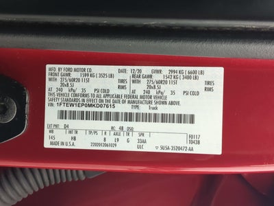 2021 Ford F-150 LARIAT