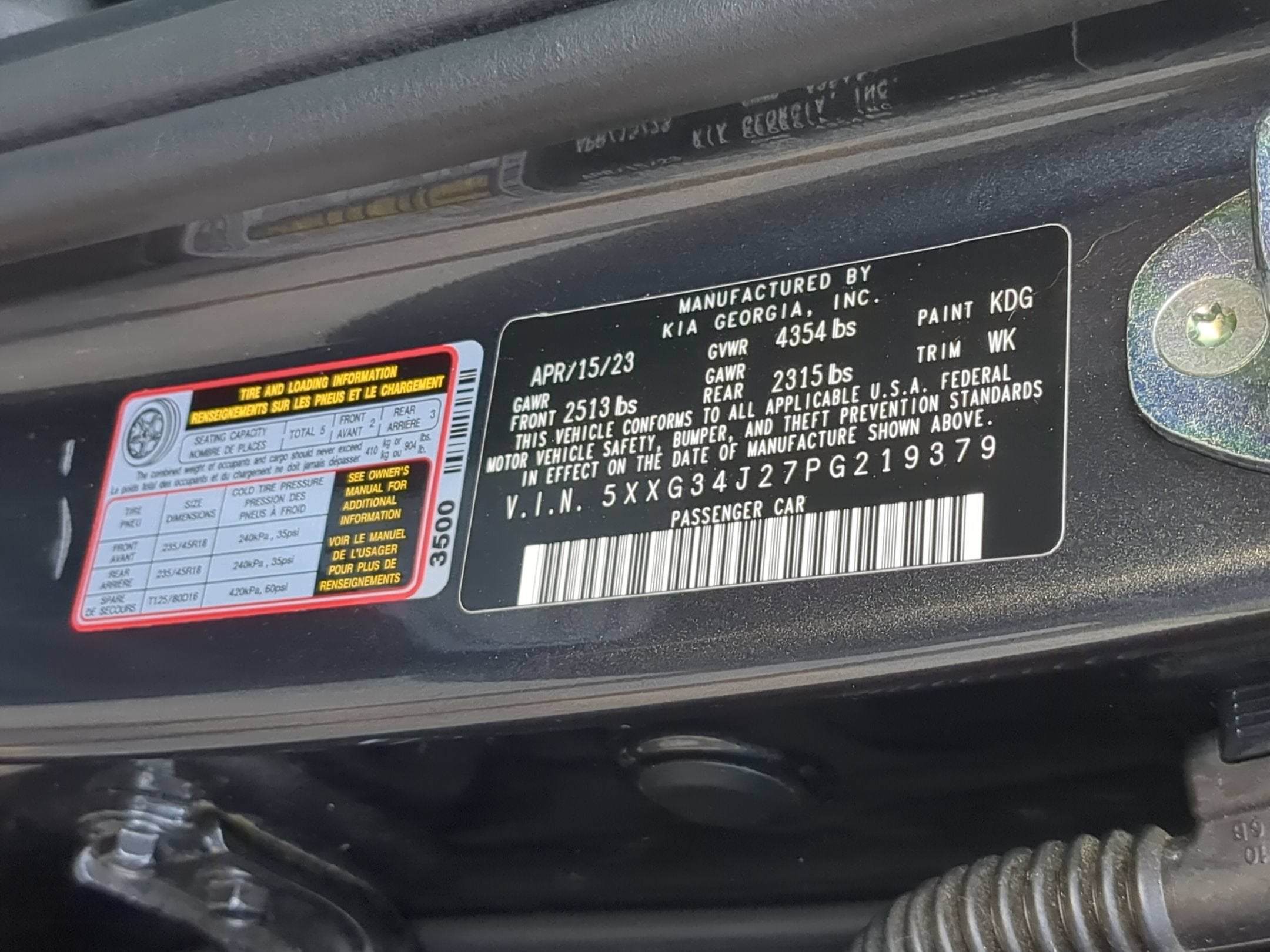 2023 Kia K5 EX