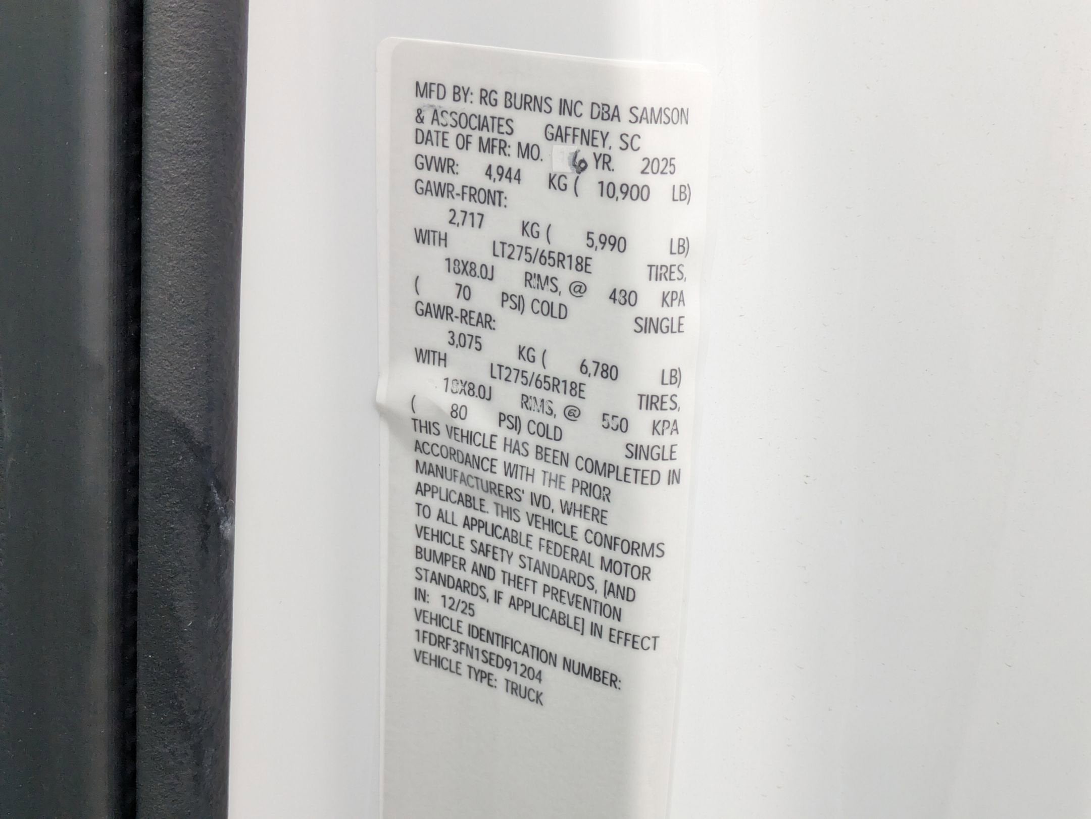 2025 Ford Super Duty F-350 SRW XL