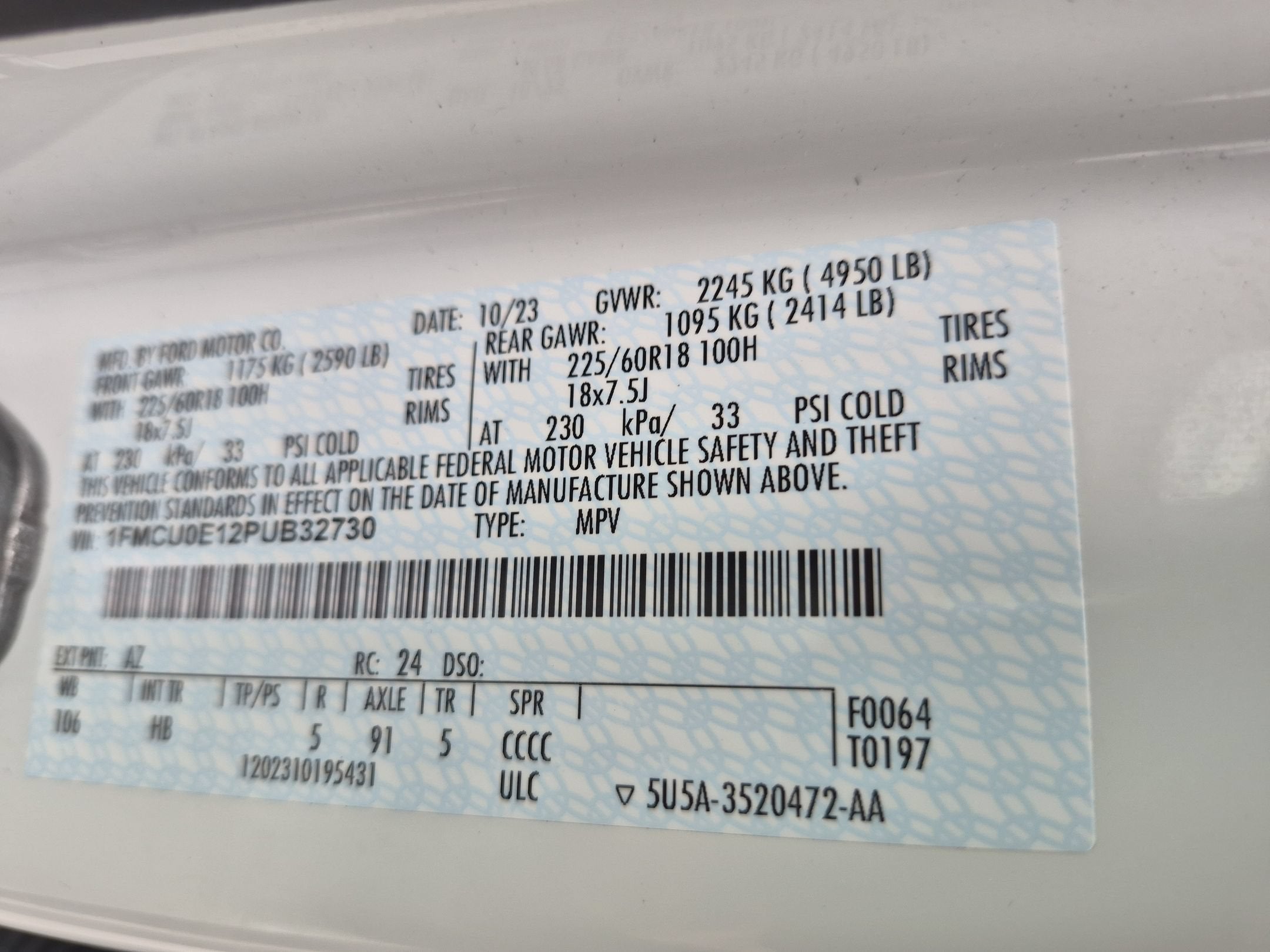 2023 Ford Escape PHEV