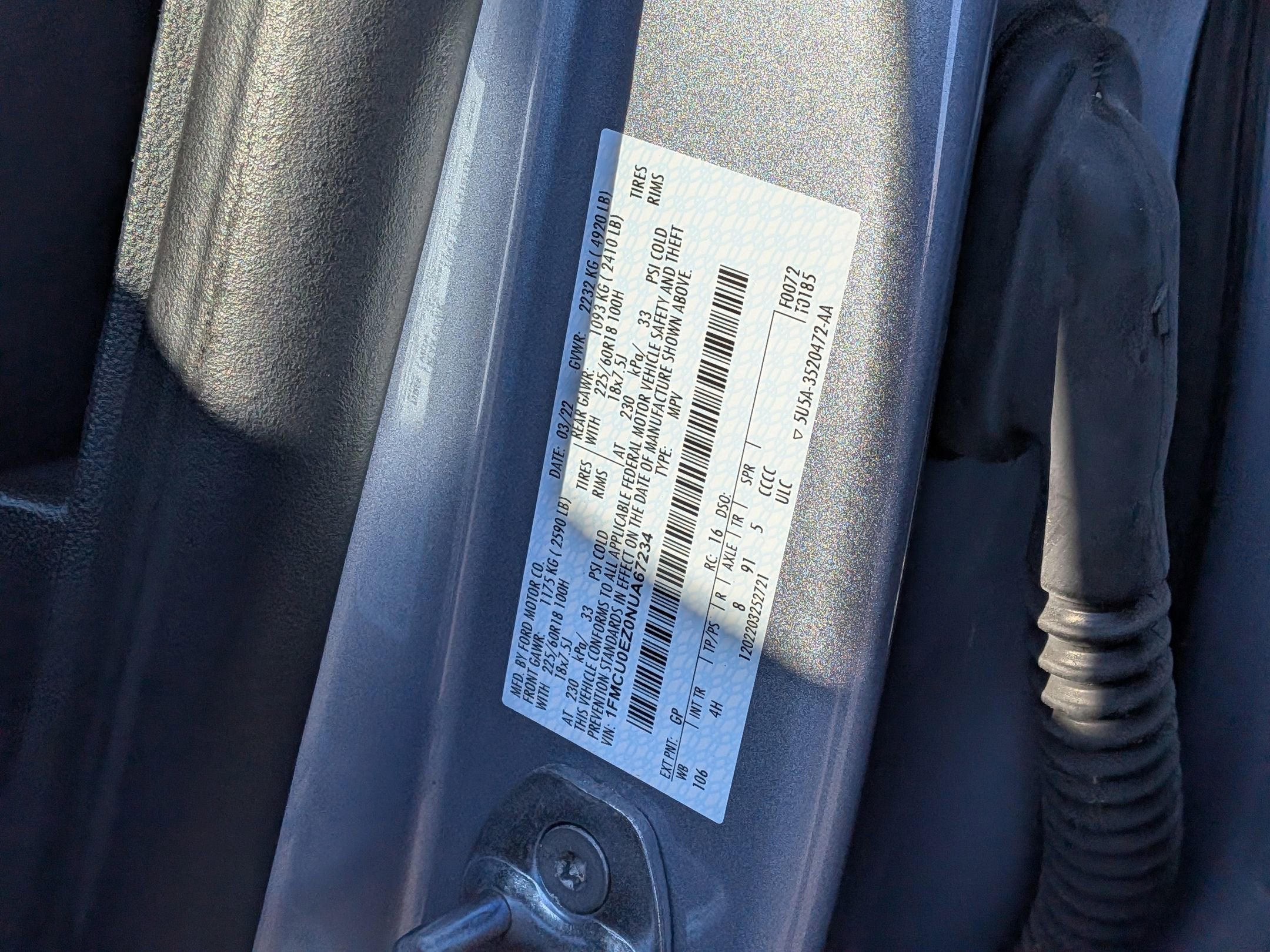 2022 Ford Escape SE Plug-In Hybrid