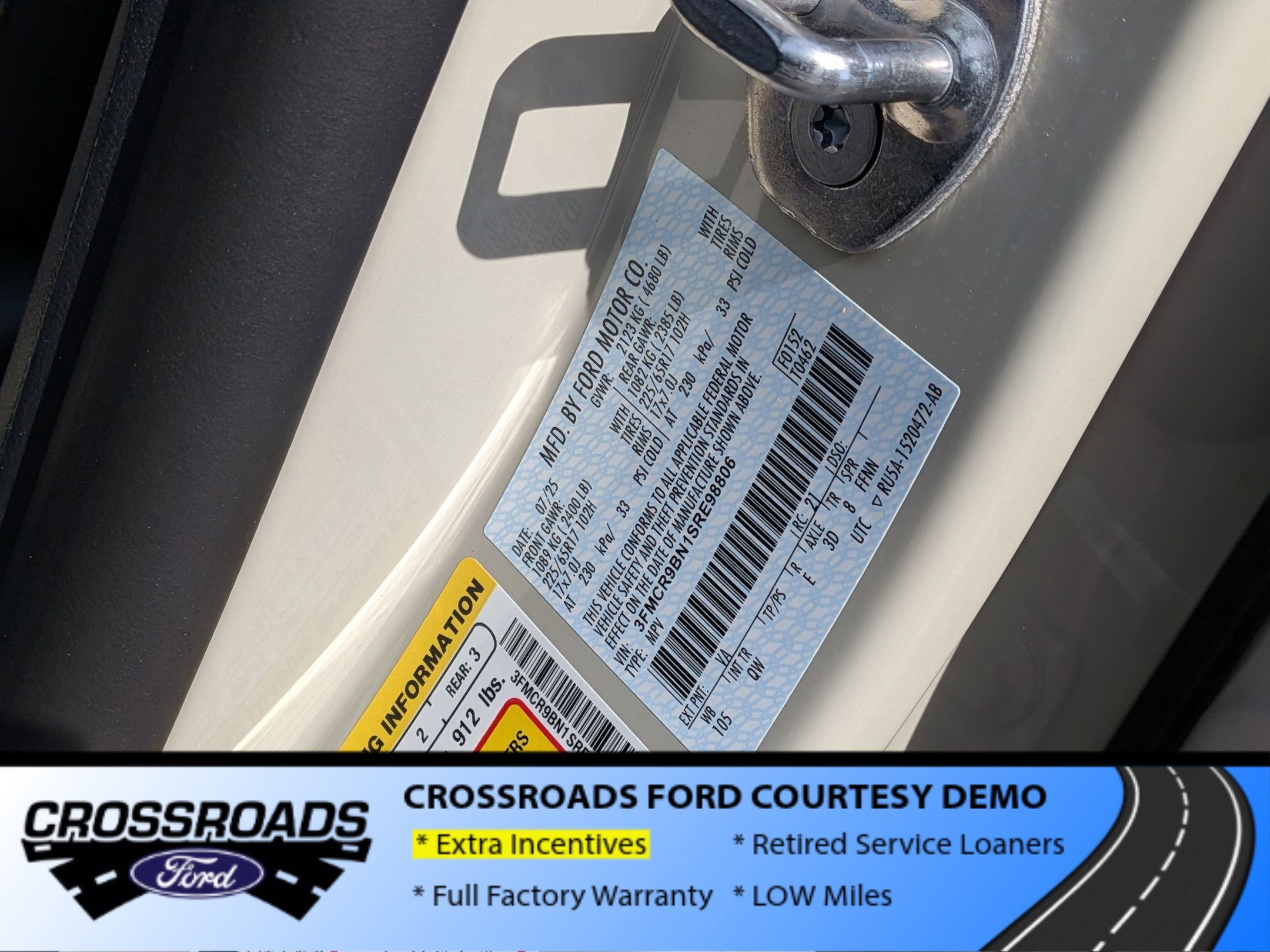 2025 Ford Bronco Sport Big Bend - Crossroads Courtesy Demo