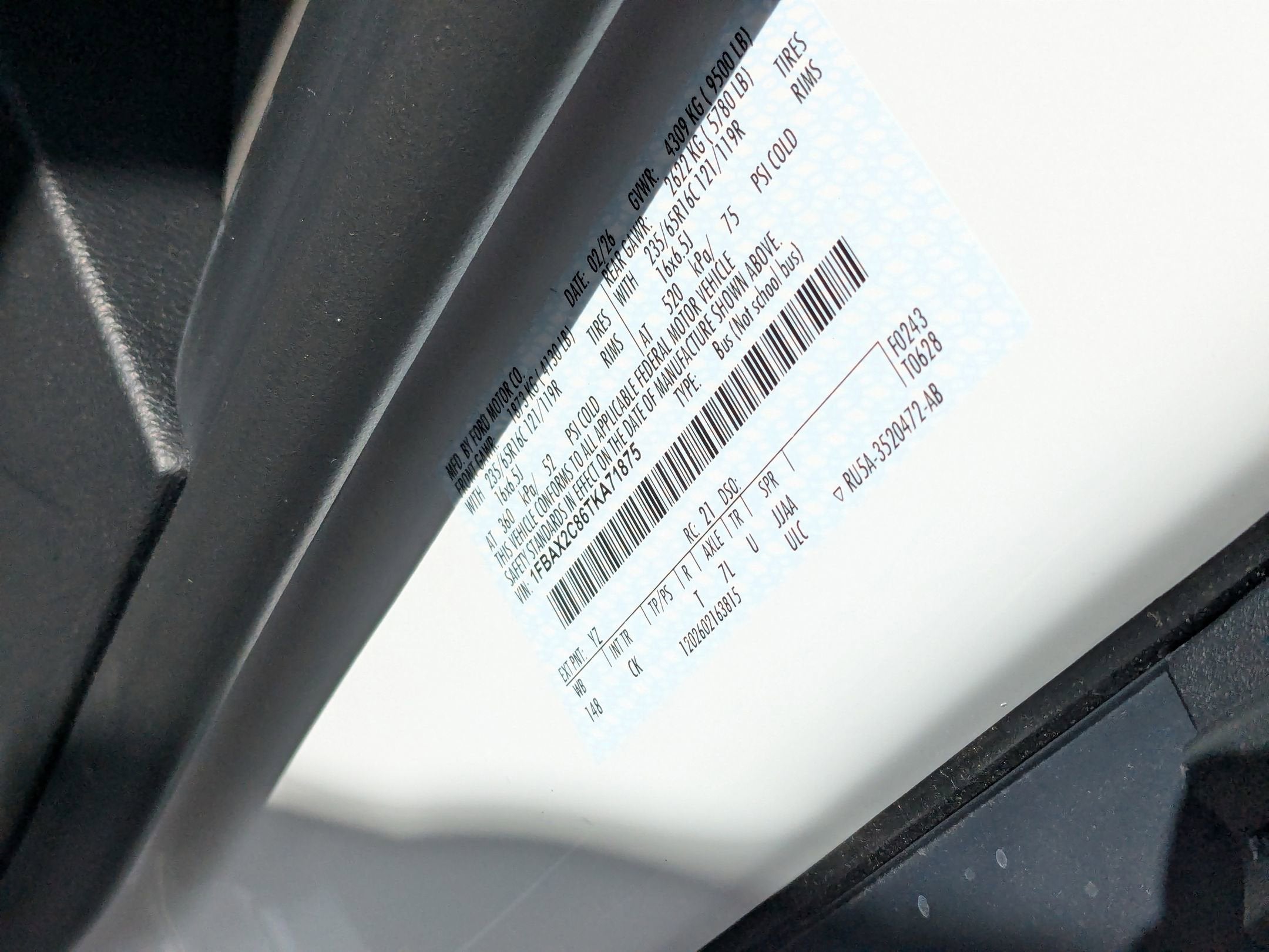 2026 Ford Transit Passenger Wagon XLT