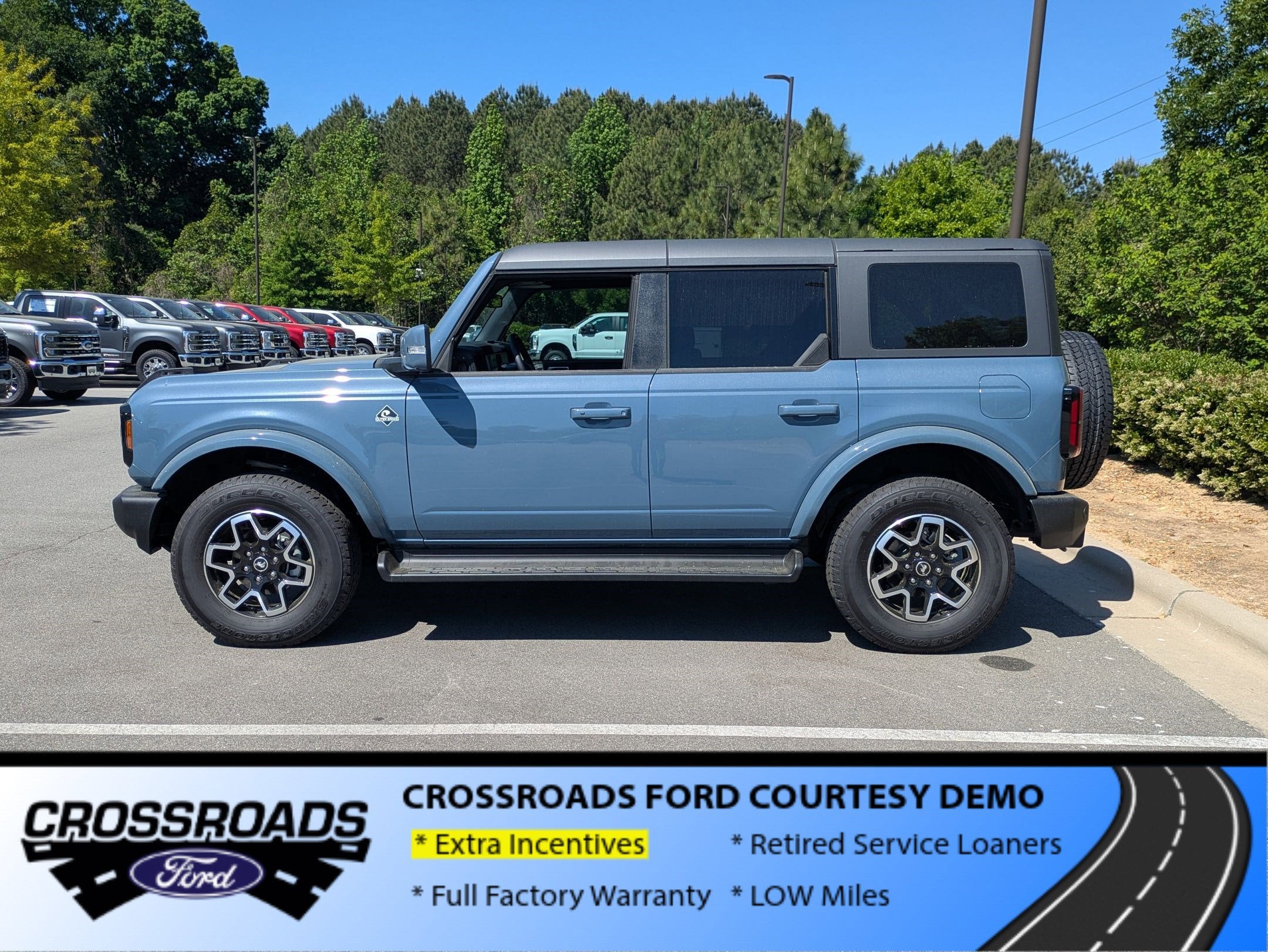 2025 Ford Bronco Outer Banks - Crossroads Courtesy Demo