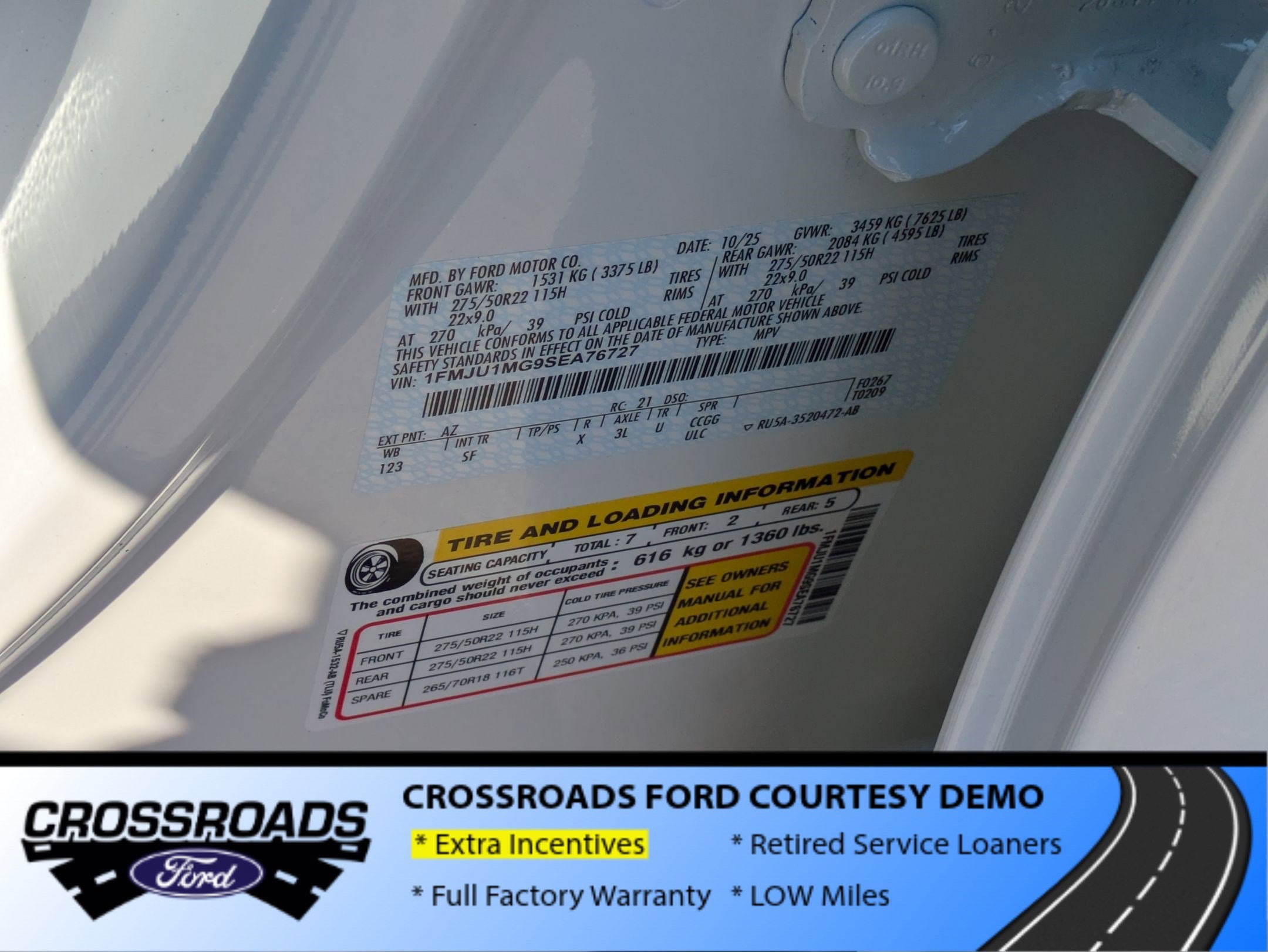 2025 Ford Expedition Platinum - Crossroads Courtesy Demo