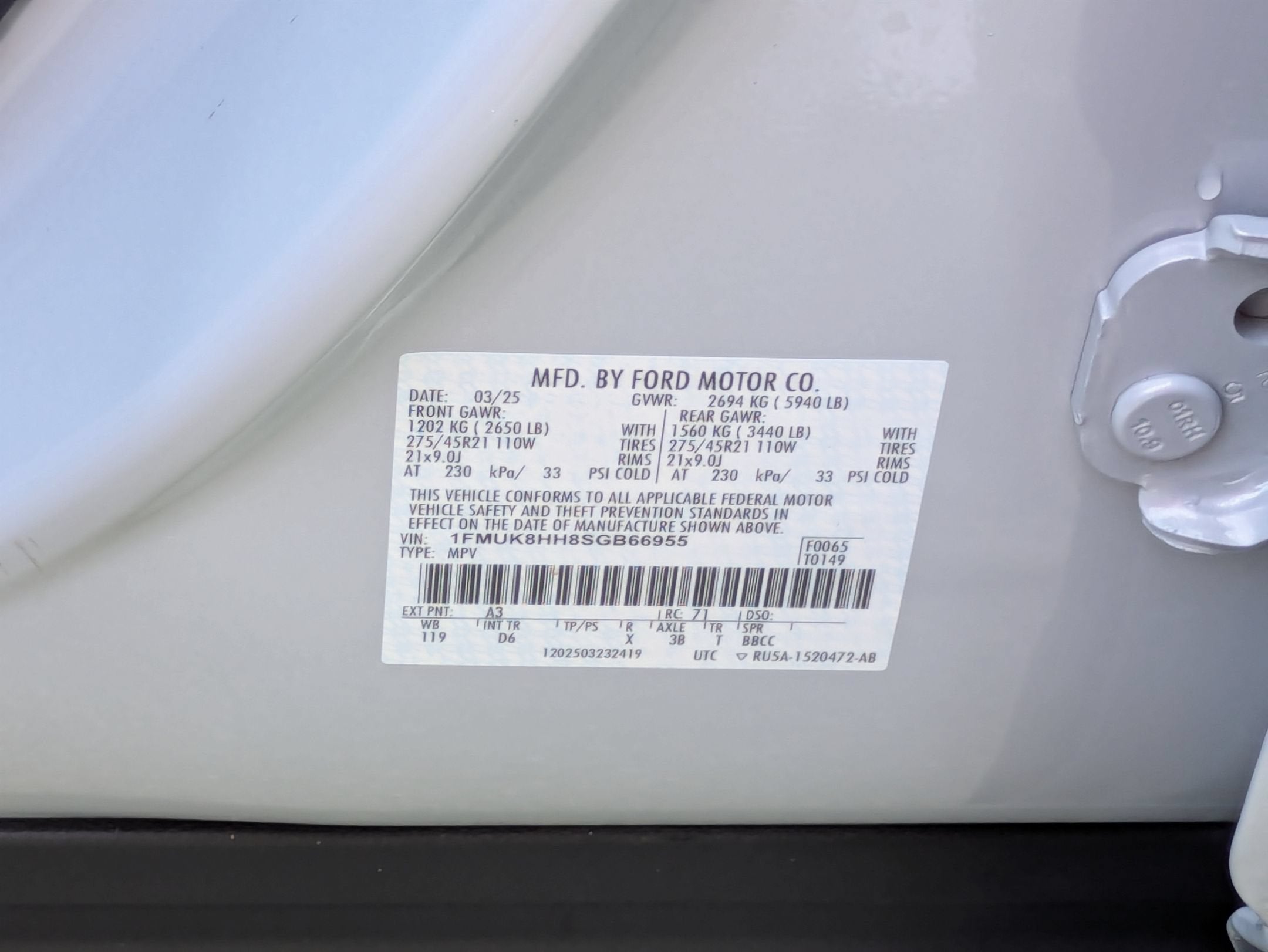 2025 Ford Explorer Platinum
