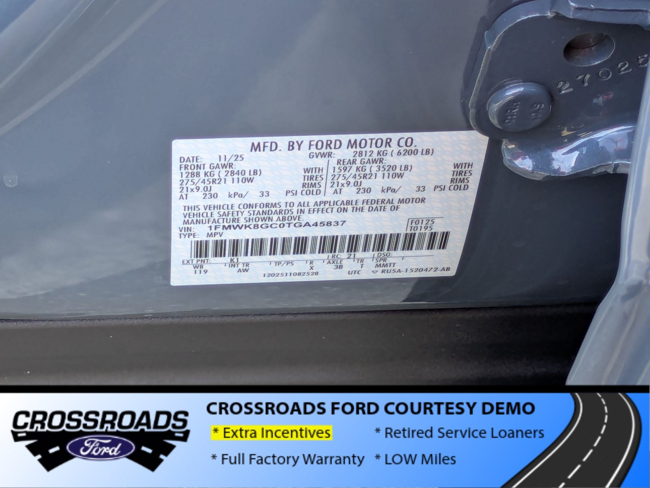 2026 Ford Explorer ST - Crossroads Courtesy Demo