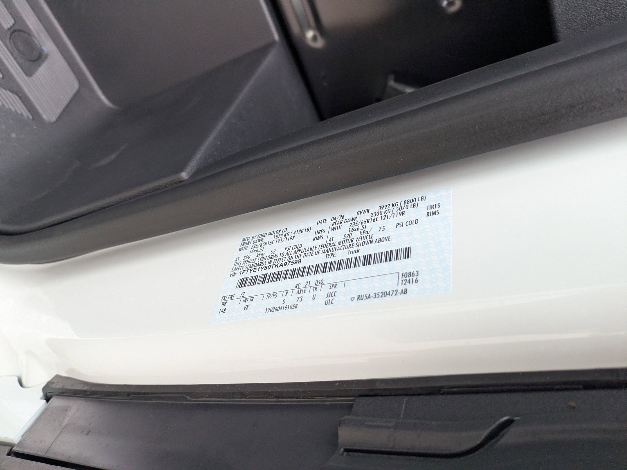 2026 Ford Transit Cargo Van Base