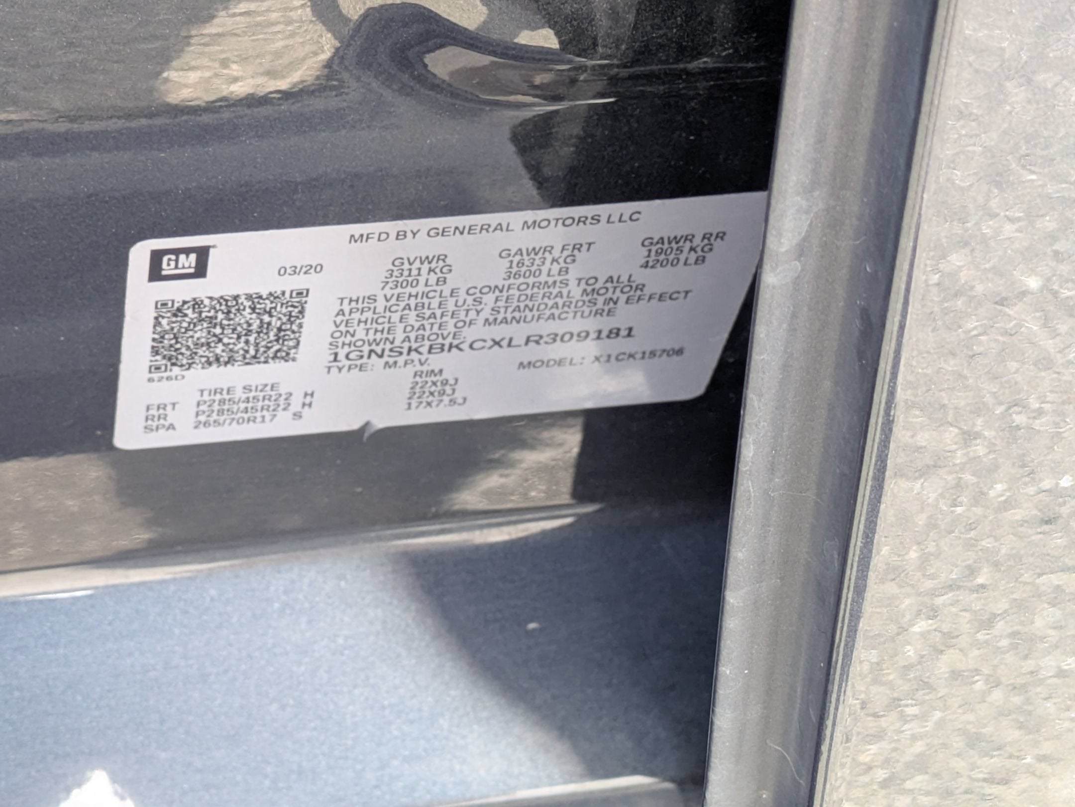 2020 Chevrolet Tahoe LT