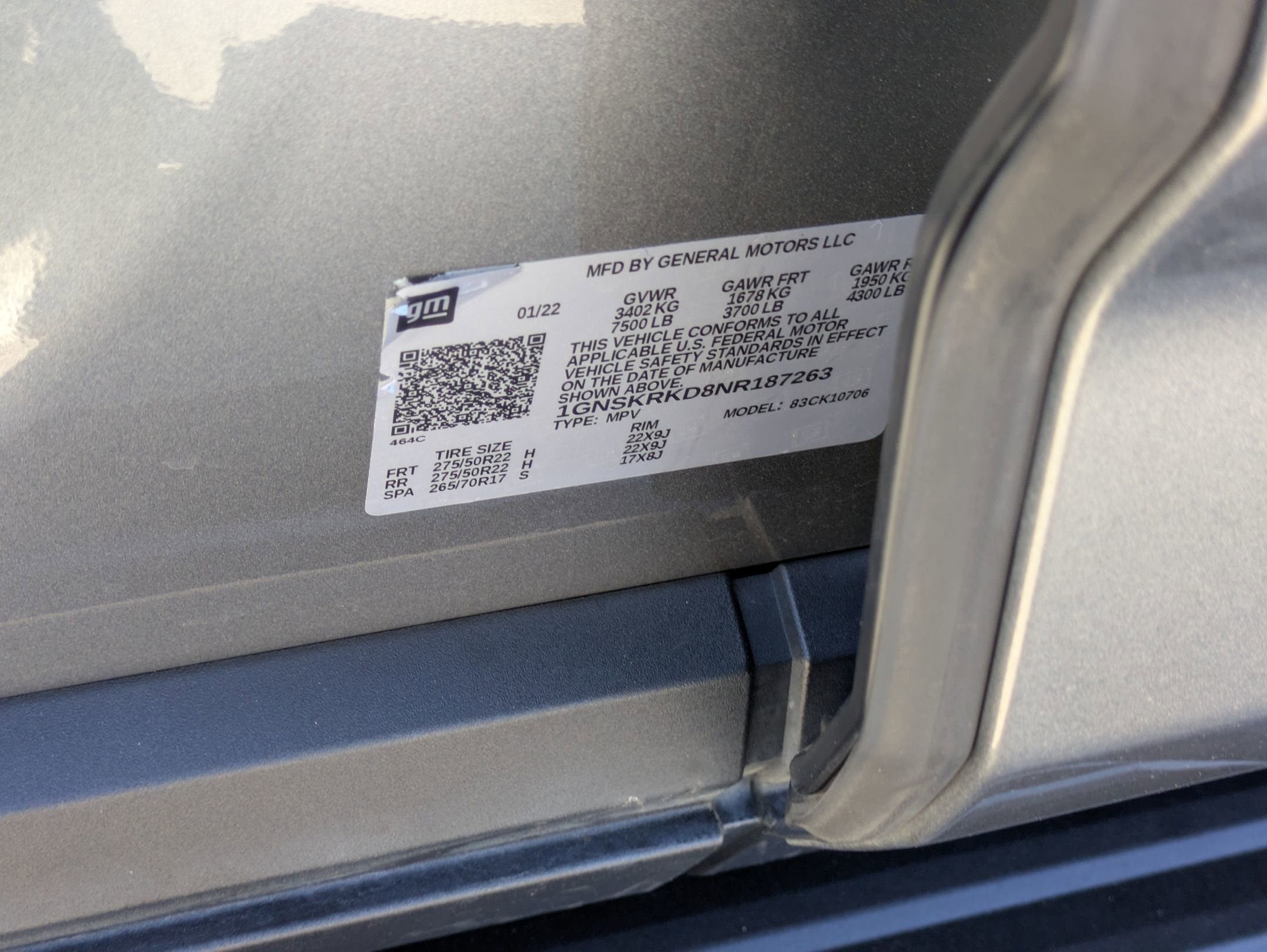 2022 Chevrolet Tahoe RST