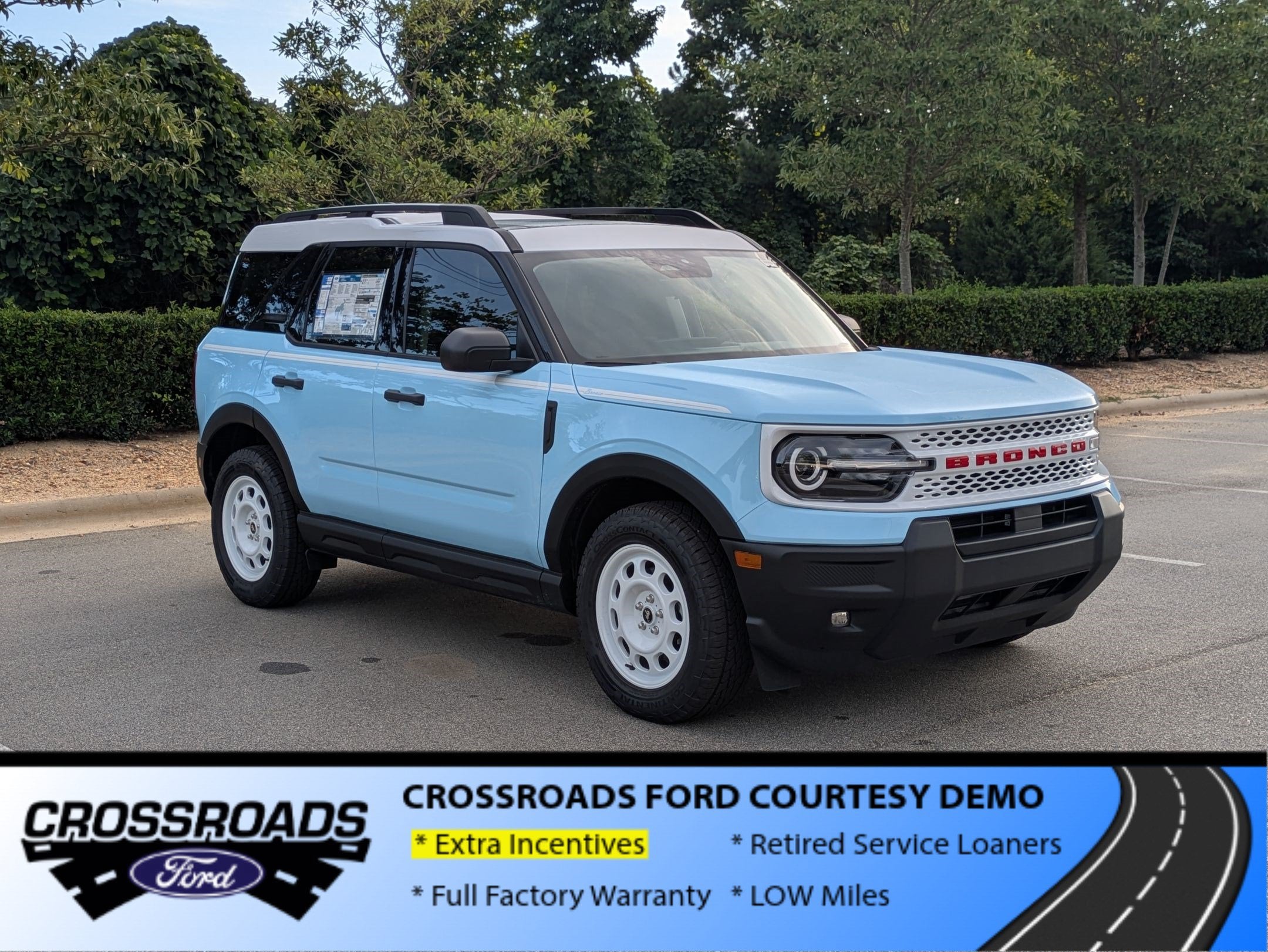 2026 Ford Bronco Sport Heritage - Crossroads Courtesy Demo