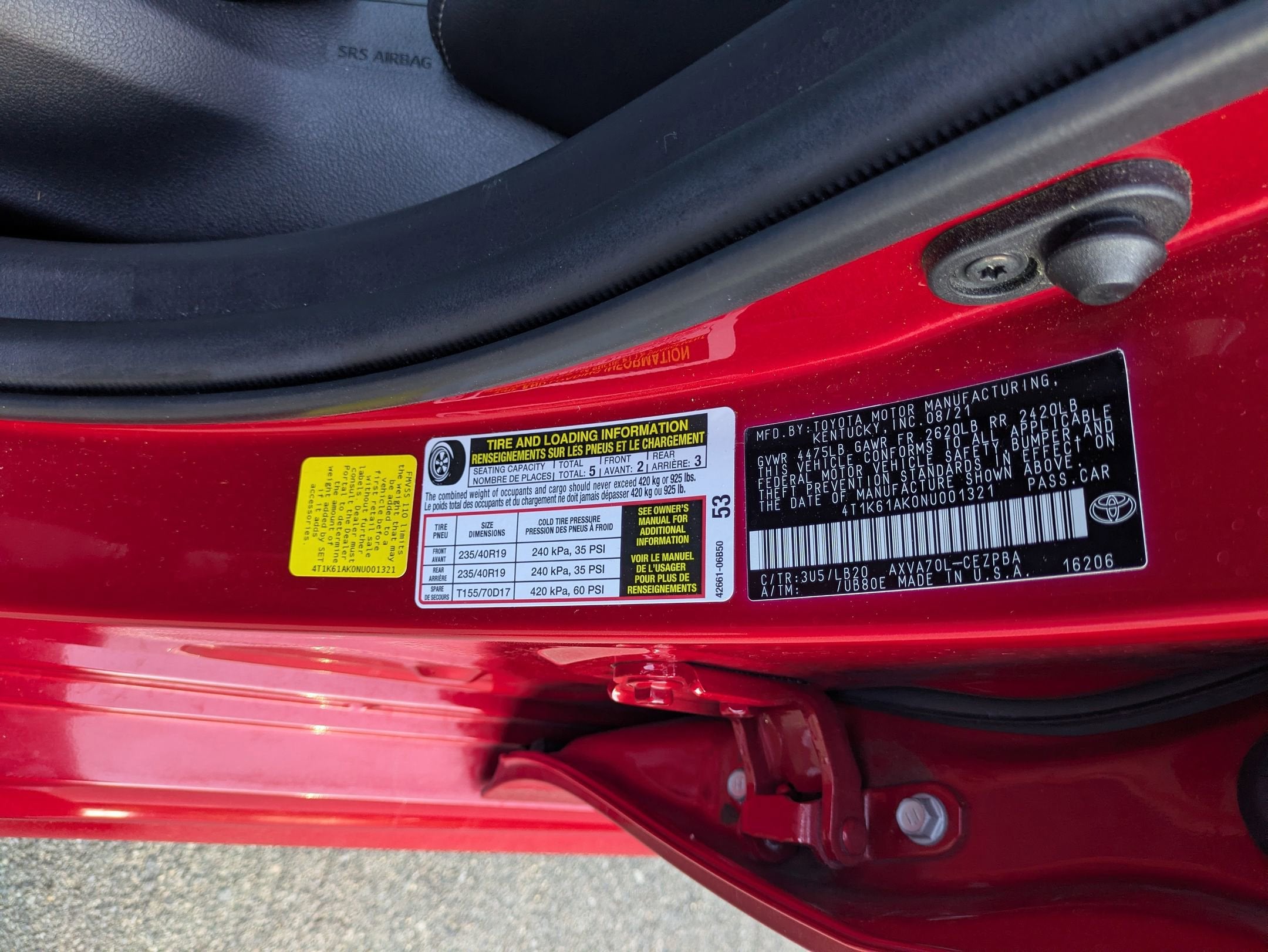 2022 Toyota Camry XSE