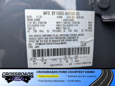 2026 Ford Explorer Active - Crossroads Courtesy Demo