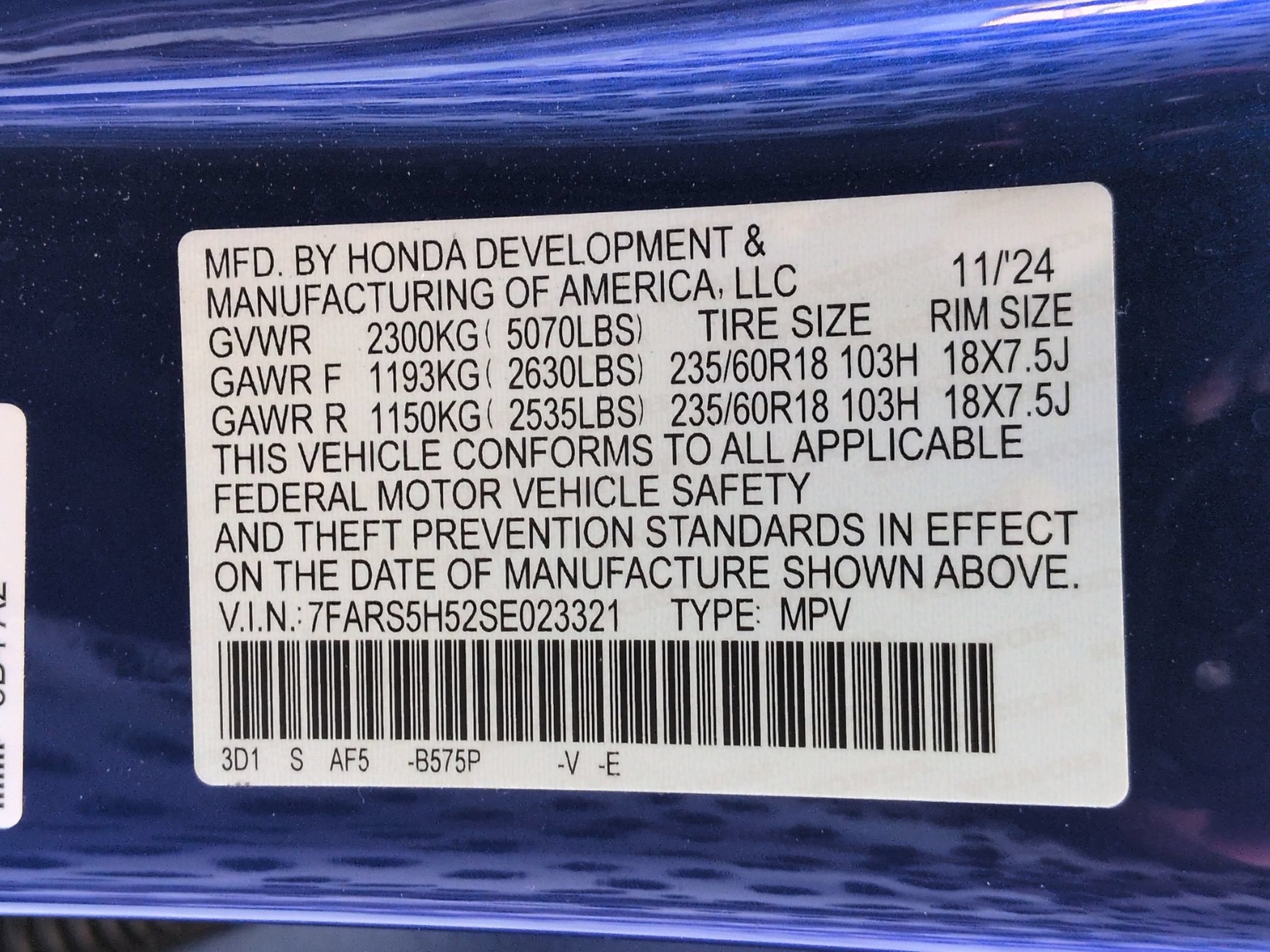 2025 Honda CR-V Hybrid Sport