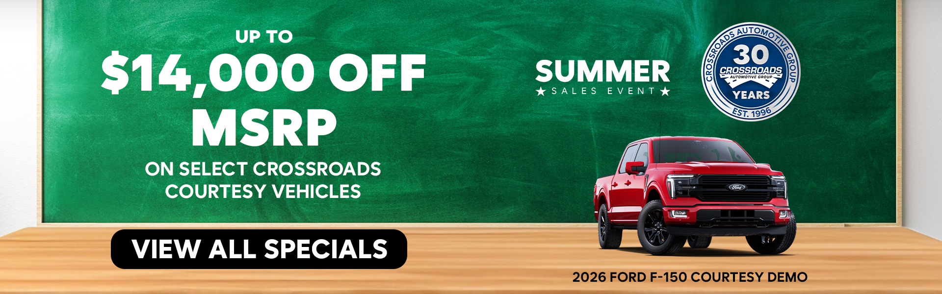Up to $14,000 Off MSRP 