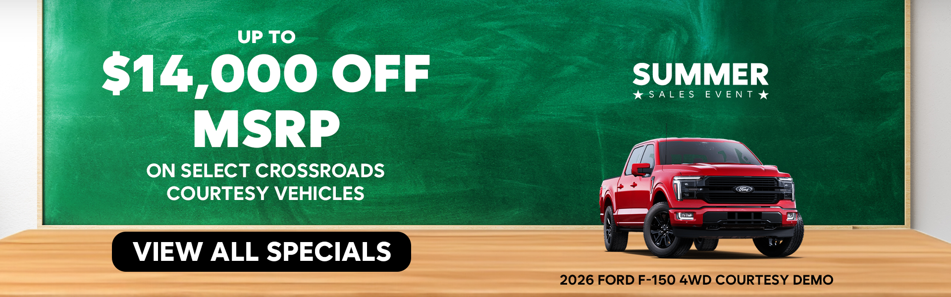 Up to $14,000 Off MSRP 