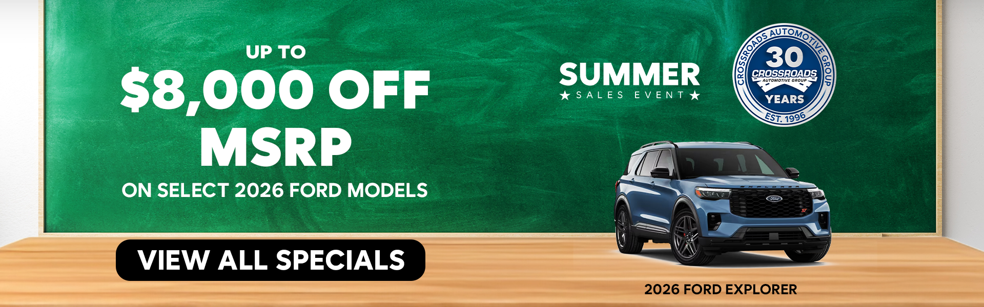 Up to $8,000 Off MSRP 
