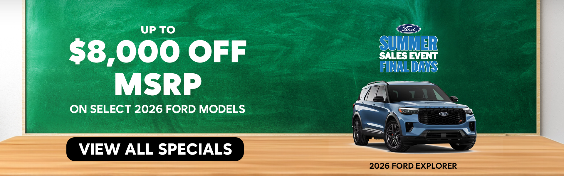 Up to $8,000 Off MSRP 