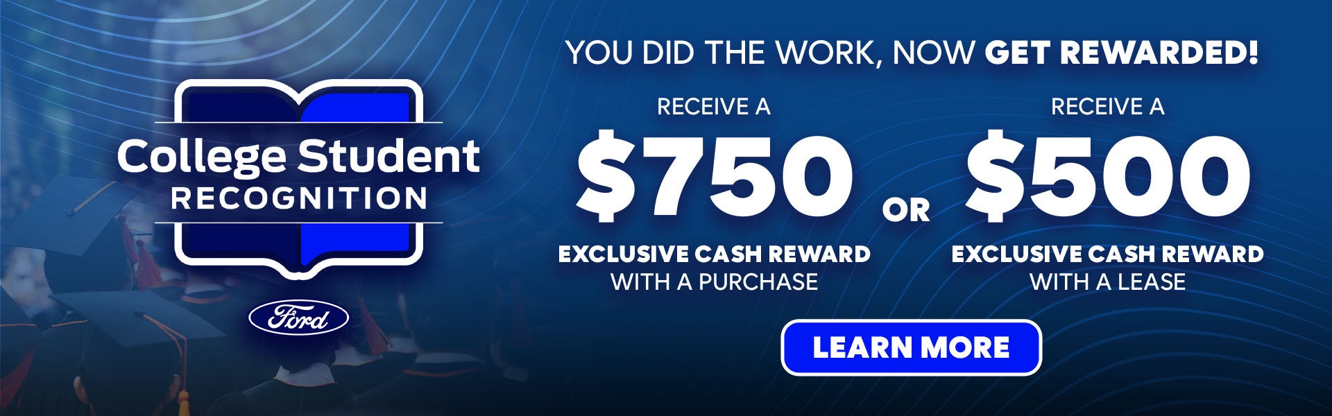 $750 Off Purchase or $500 Off Lease College Recognition