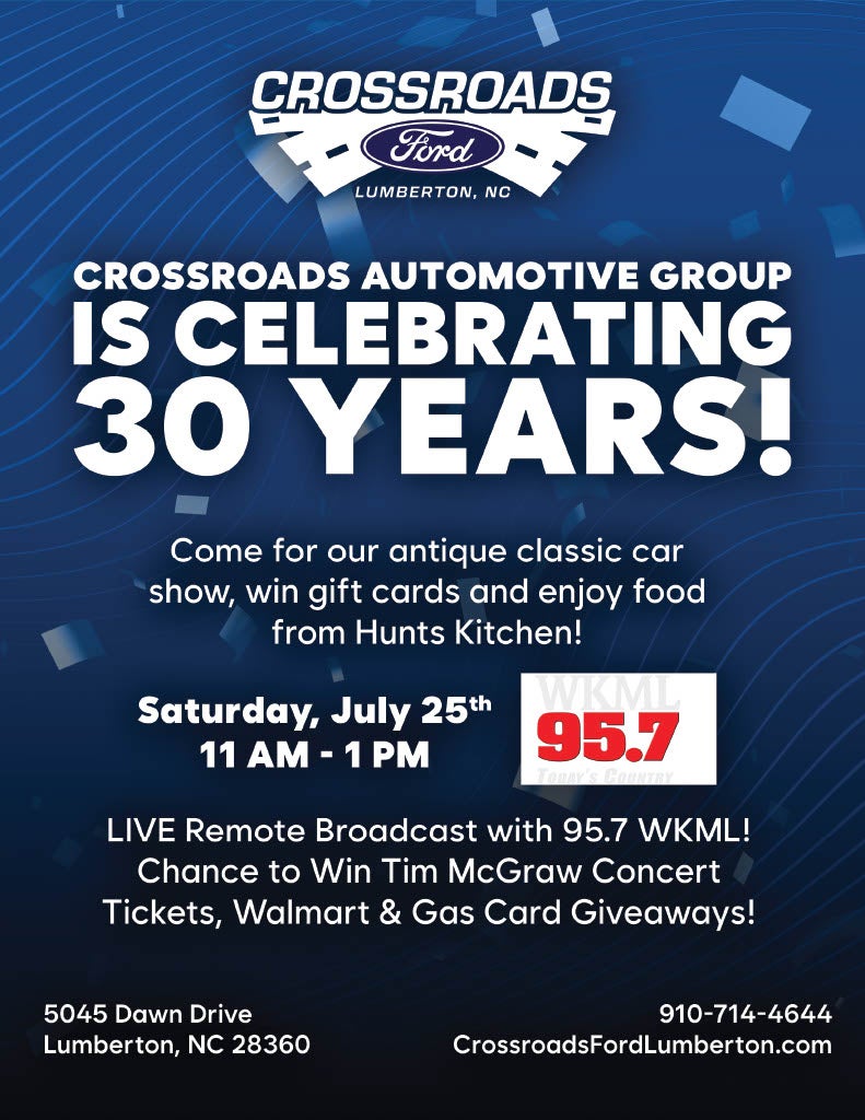 30-Year Anniversary Event in Lumberton, NC